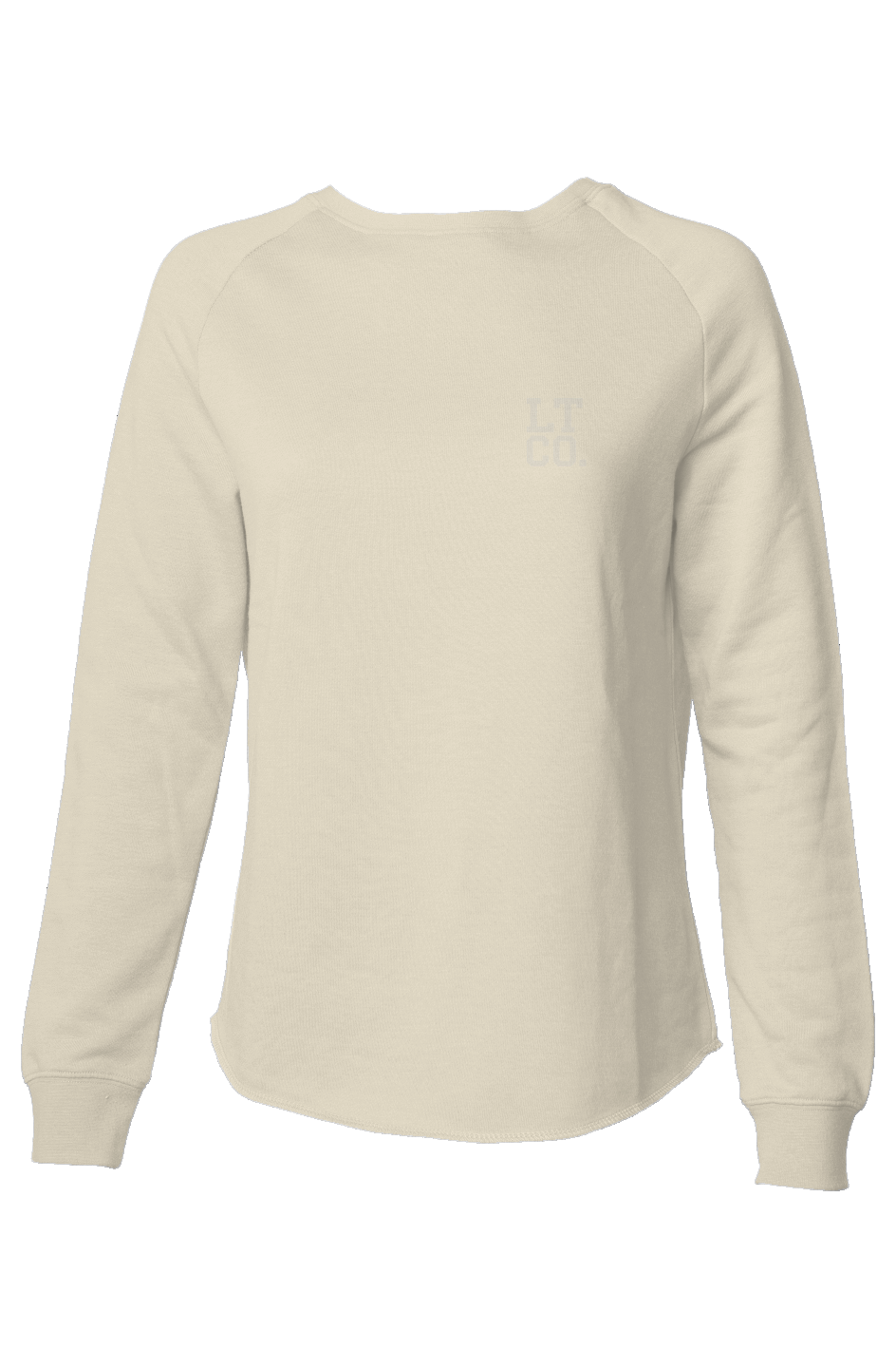 Womens Lightweight Wash Sweatshirt