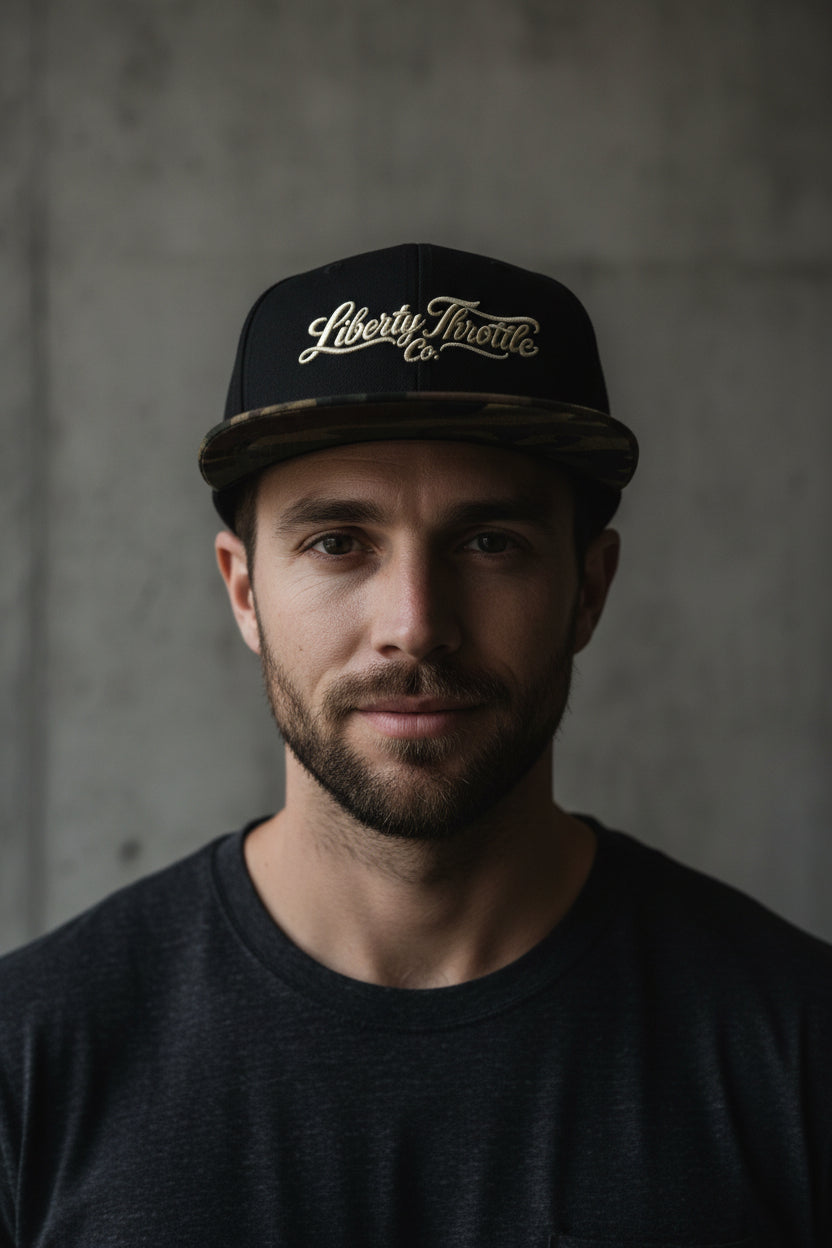 Black Camo Premium Snapback