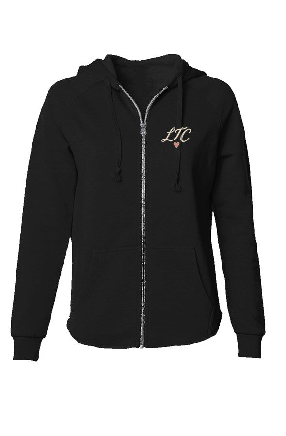 Womens Lightweight Wash Zip Hoodiefinal2
