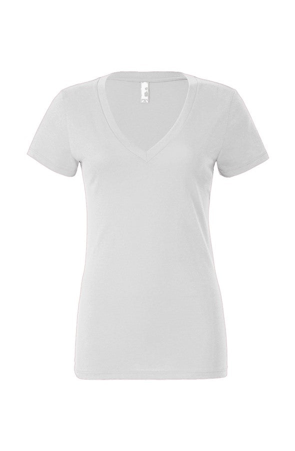 Women s Jersey Deep V Neck Tee