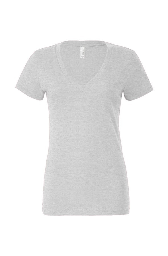 Women s Jersey Deep V Neck Tee