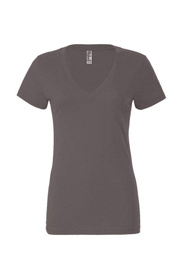 Women s Jersey Deep V Neck Tee
