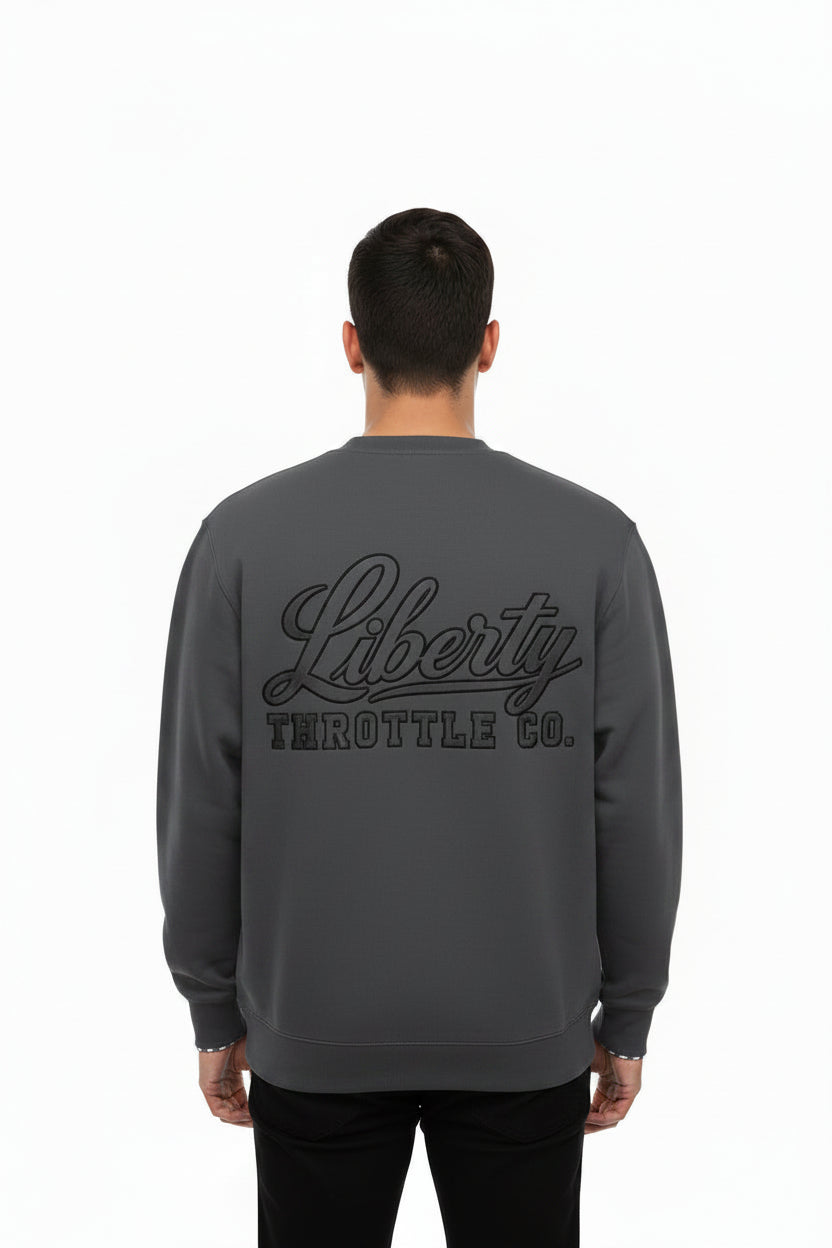 MENS RELAX FADED CREW