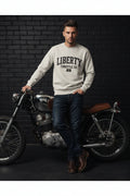 MENS RELAX FADED CREW