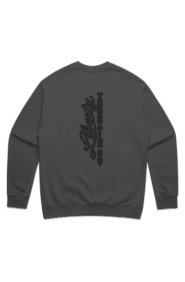 MENS RELAX FADED CREW
