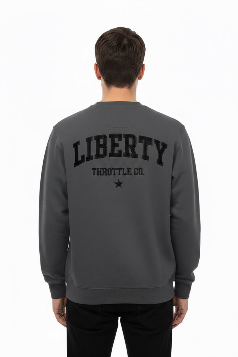 MENS RELAX FADED CREW