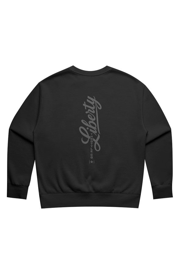 Womens Relax Faded Crew
