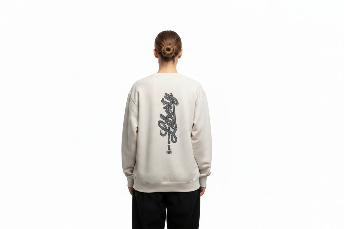 Womens Relax Faded Crew
