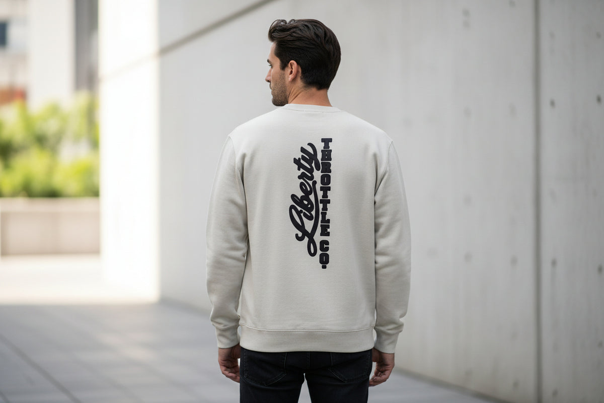 MENS RELAX FADED CREW