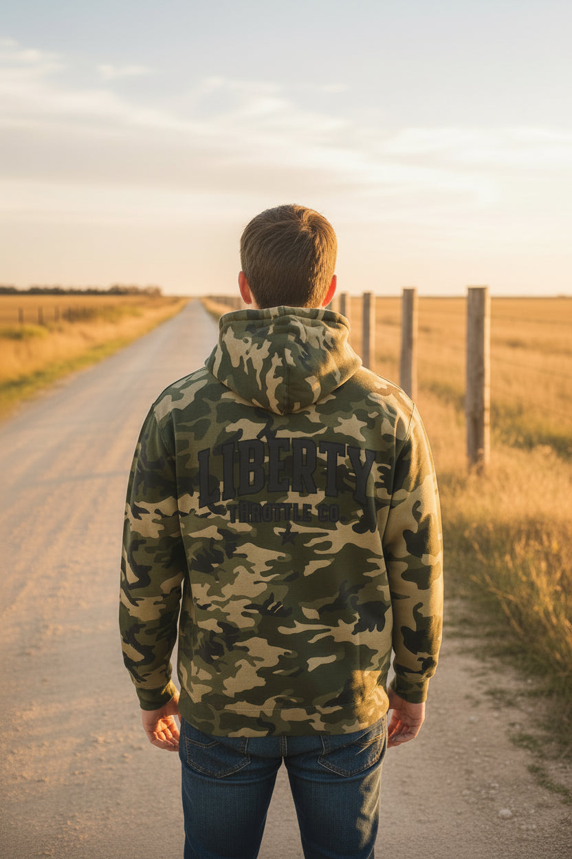 Army Camo Heavyweight Hoodie