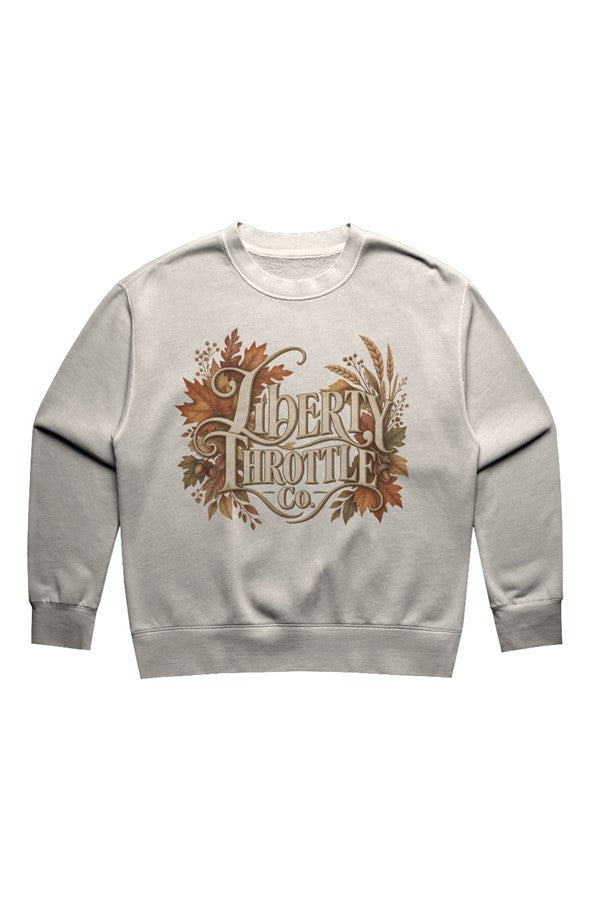 Womens Relax Faded Crew