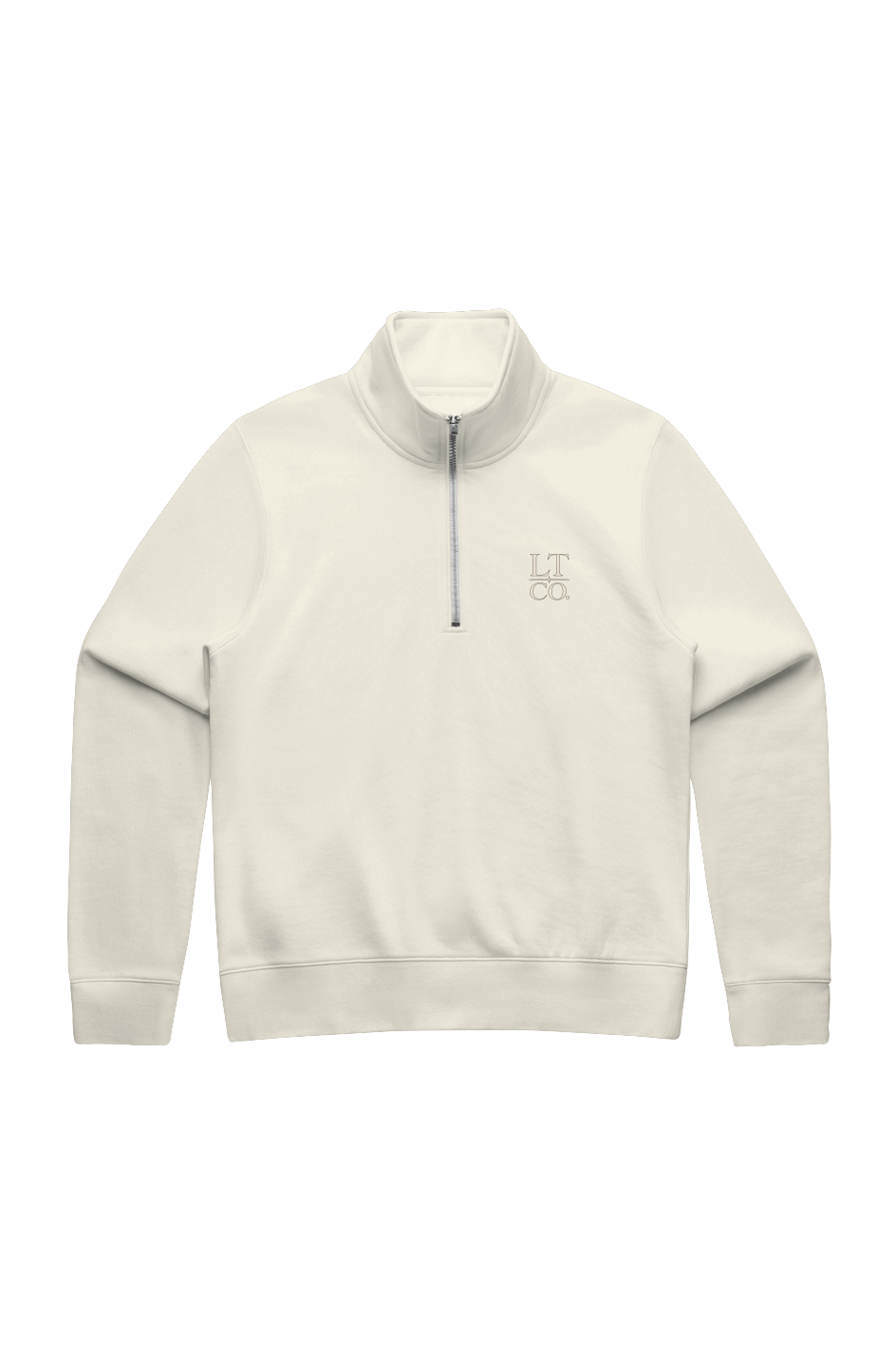 Womens Stencil Half Zip Crew