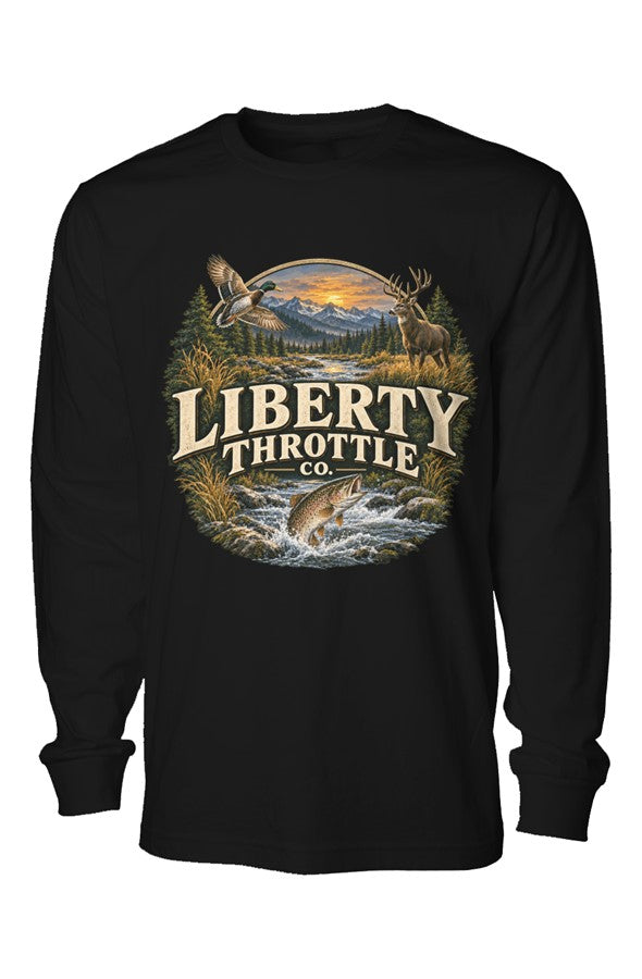 Liberty Throttle Co. Wildlife Long Sleeve Tee