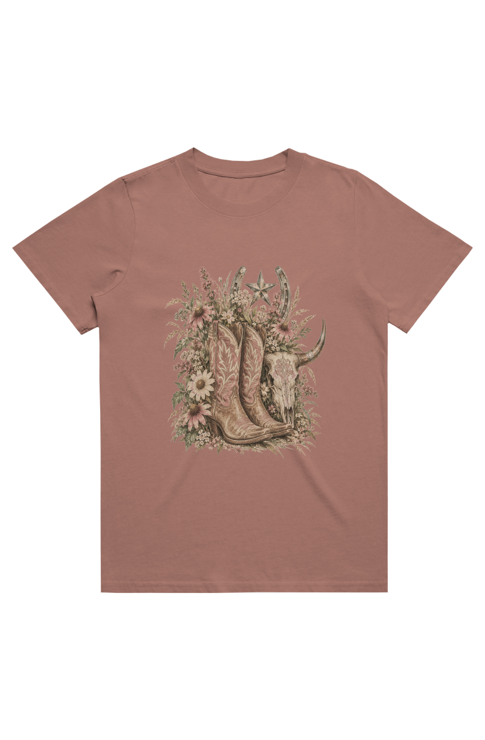 Womens Heavy Faded Tee
