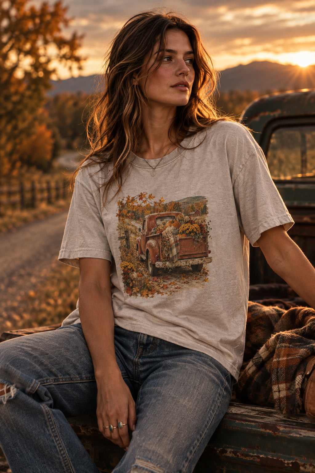 Womens Heavy Faded Tee